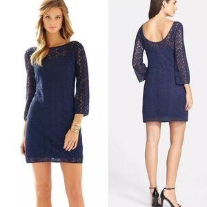Lilly Pulitzer Topanga Dress In True Navy Size XSmall